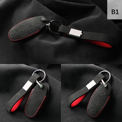 Suitable for Tesla Model3 modelY/X/S key cover Alcantara suede special key case
