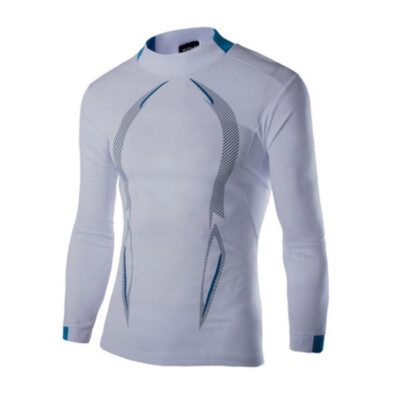 Pullover Fitness Tops Sports T-shirt Long Sleeve Quick Dry Gym Slim Breathable