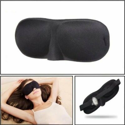 Travel 3D Eye Mask Sleep Soft Padded Shade Cover Rest Relax Sleeping Blindfold