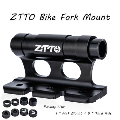 ZTTO Aluminum Alloy Bike Fork Mount More Compatible Truck Bed Bike Holder H2R5