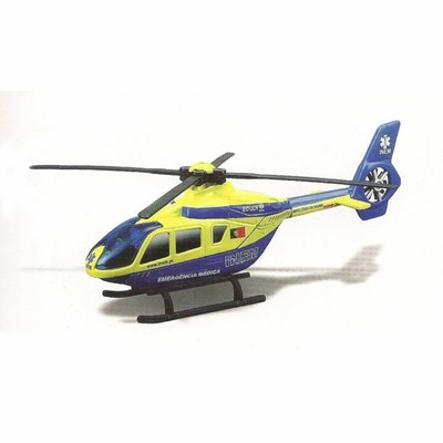 Burago Bura32040b Helicoptere Medecin Jaune 1/50