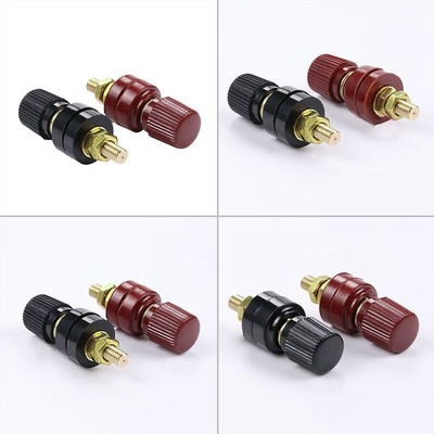 6mm Premium Batterie Anschluss Klemmen Post Terminal Verbinder Kit  2 / Set