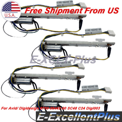 4PCS ALPS Channel Fader&Cord For Avid/ Digidesign 9750-56442-00 SC48 C24 Digi003