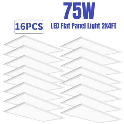 LED 2x4FT Flat Panel Light Fixture,Drop Ceiling LED Lights For Offices & Schools
