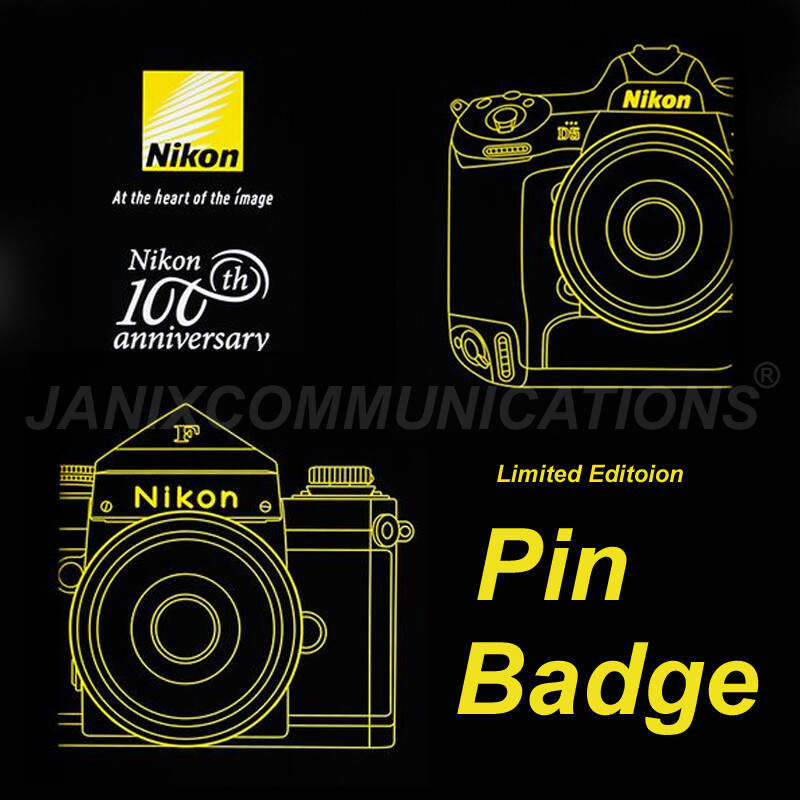 ニコン　ヒストリーバッチ nikon original goods Nikon Camera Original Pin Badge 100th Anniversary Limited