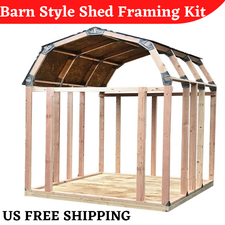 EZ Shed Easy Assembly Framer 7x8-Foot Shed Instant Framing 