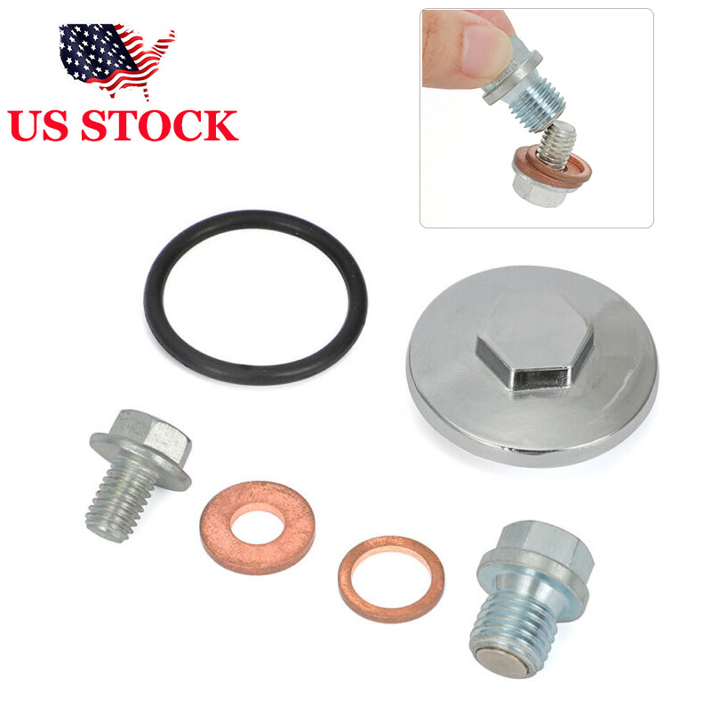 FOR SCOOTER 50cc QMB139 150cc GY6 MOTORS Kymco Taotao MAGNETIC OIL DRAIN KIT US