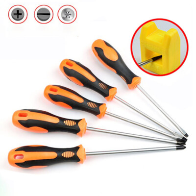 Hammer Head Screwdriver Commercial Grade Set Magnetic Tip Phillips Slotted Flat