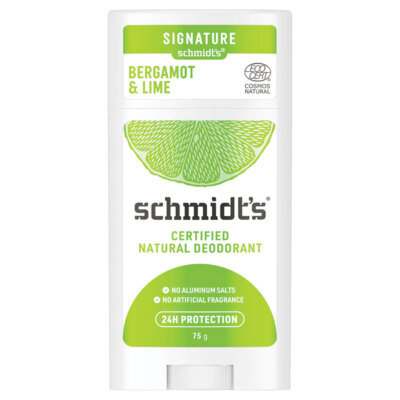 Schmidts Bergamot and Lime Sensitive Natural Deodorant Stick 75g