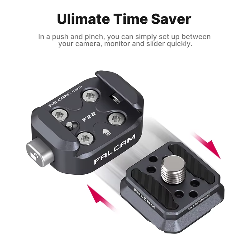 F22 Quick Release System Arca Swiss Quick Release Plate Clamp for Nikon Canon So
