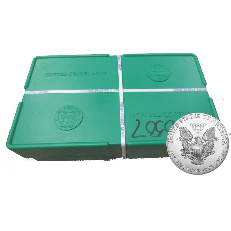 500 Silver American Eagle 1oz Coins Sealed - Us Mint Sealed Monster Box