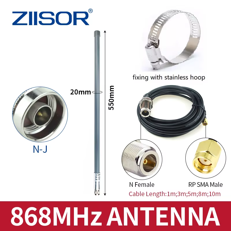 Outdoor LoRa Antenna 868 MHz for Meshtastic Helium Miner 868MHz Hotspot Antennas