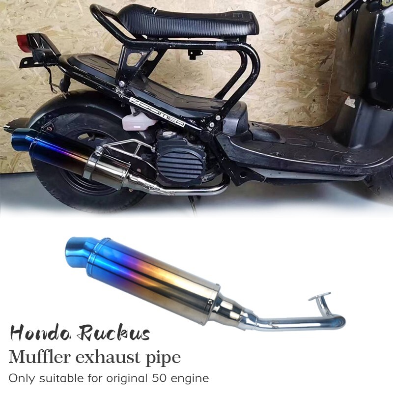 Stainless Steel Exhaust Pipe Muffler For Honda RUCKUS AF58