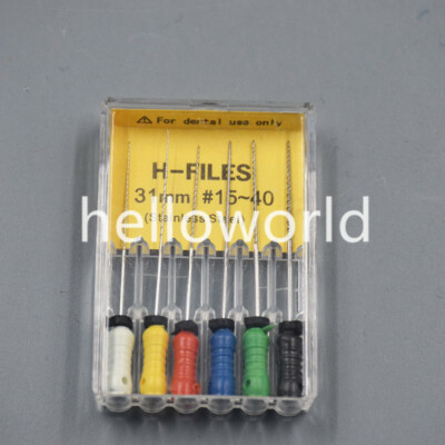 Dental Stainless Steel Hand Use 21/25/31mm Endo Root Canal REAMERS K/H-Files