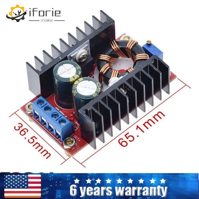 150W DC-DC Boost Converter 10-32V In to 12-35V Out 6A Step Up Voltage Charger