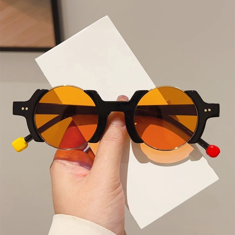 Gafas Retro con Lentes Amarillas – Estilo Vintage y Alta Visibilidad - Picture 6 of 6