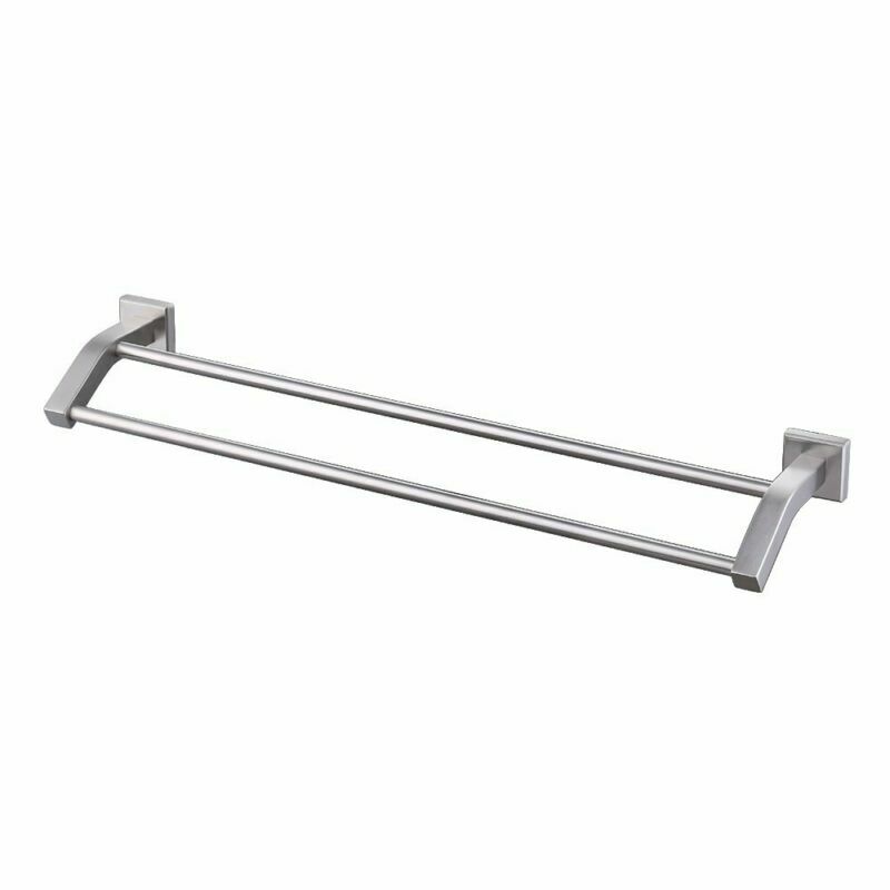 Bar, Bathroom Shelf Double Rod 24 Inch Brushed Sus 304 Stain