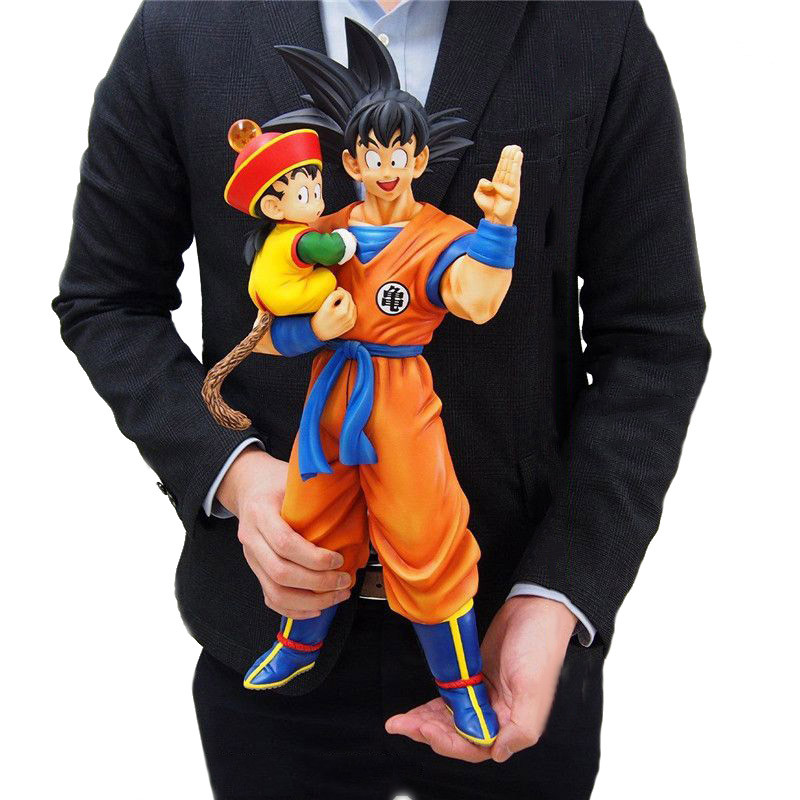 Figurine Son Goku Et Son Fils Son Gohan Dans Les Bras Collection Dragon Ball Z
