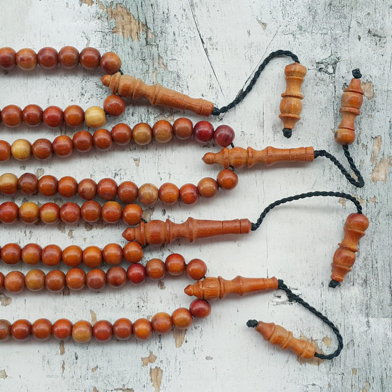 Long Islamic Tasbih 165 Prayer Beads Sappan Wood Muslim Long Islamic Tasbih 165 Prayer Beads Sappan Wood Muslim
