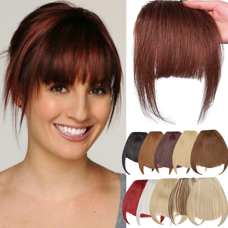 100% Dick Pony Clip-In Pony lange Haarteil Haarverlängerung Front Bangs Fringes