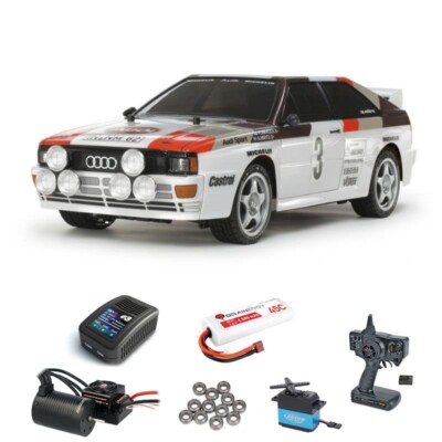 Tamiya Audi Quattro A2 1/10 4WD TT-02 Brushless Komplettset - 300058667BLSET
