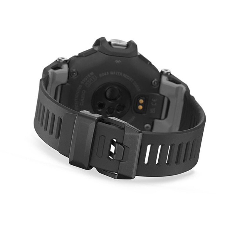 Pre-owned Casio G-shock Gbd-h2000-1bjr G-squad Black Bluetooth Mobile Sport Men Watch