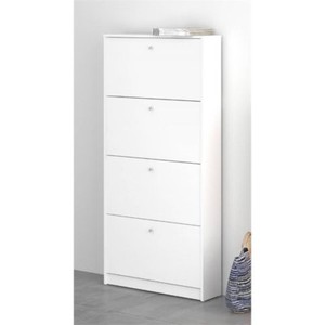 Atlin Designs 4 Drawer Shoe Cabinet In White For Sale Online Ebay