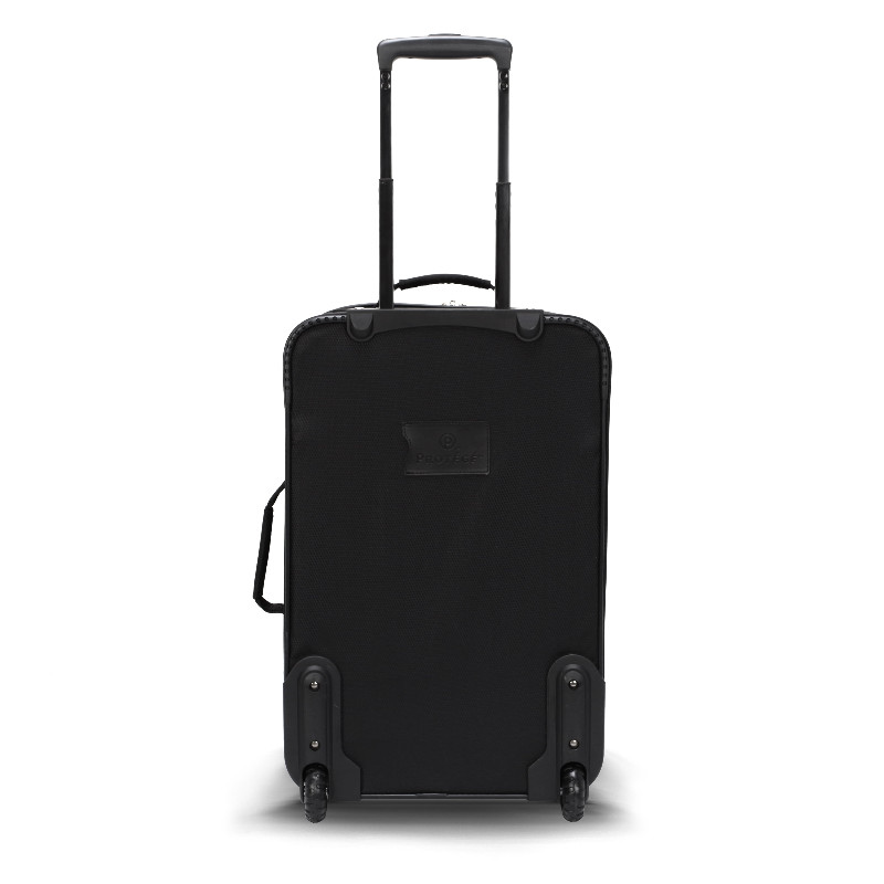2-Wheel Suitcases 21 inch Carry-on Bag Upright Luggage Black Business Travel US