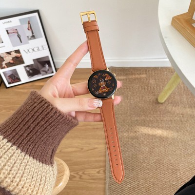 Trendy and fashionable genuine leather watch with women's style