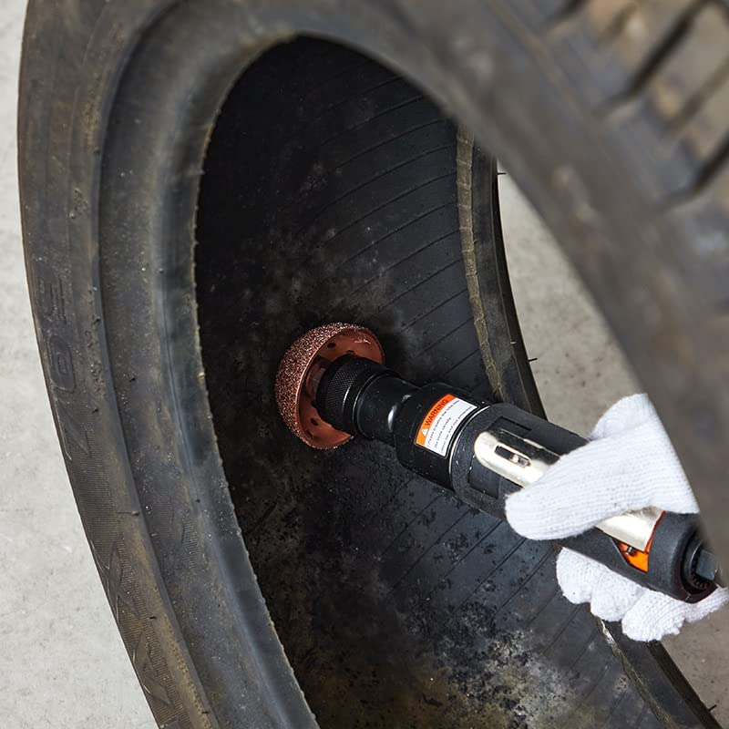 Low Speed Air Tire Buffer Tire Repair Tool Polishing Tool Kit, Pneumatic Tire Gr