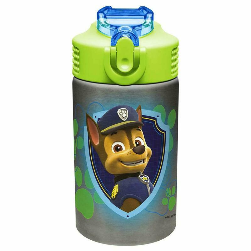 Zak Designs Paw Patrol 15.5Oz Stainless Steel Kids Water Bot