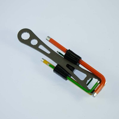 NOV Design Inside Bike Tool Kit with Titanium Spanner for Brompton Folding Bike