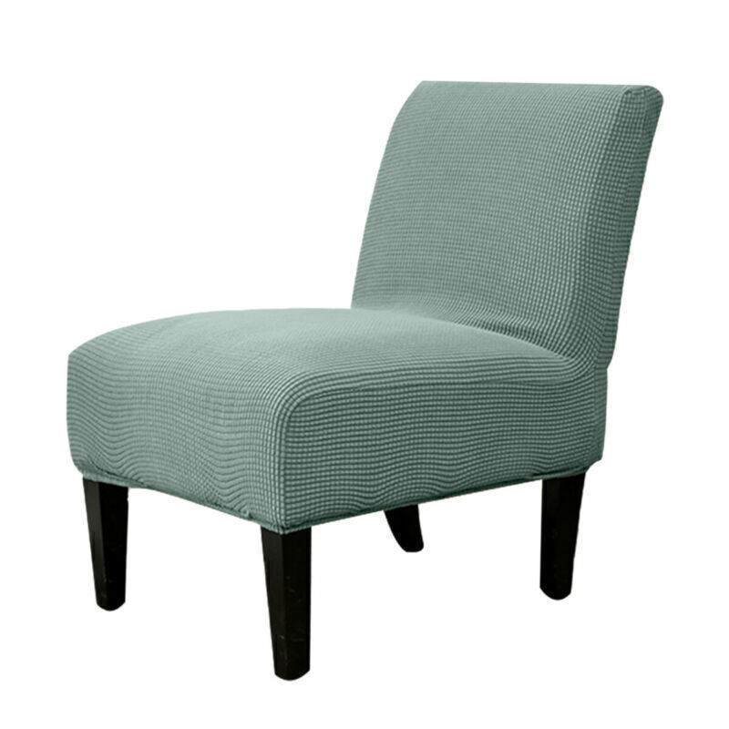 Slipper Chair Slipcover Stretch Armless Chair Accent Chair Cover Home Protector