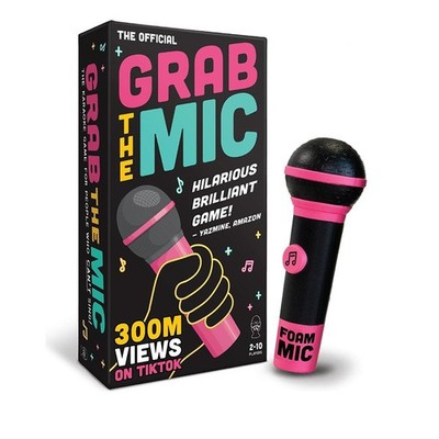 Grab The Mic Music Card Board Game – Funny Family Party Game For  Singers