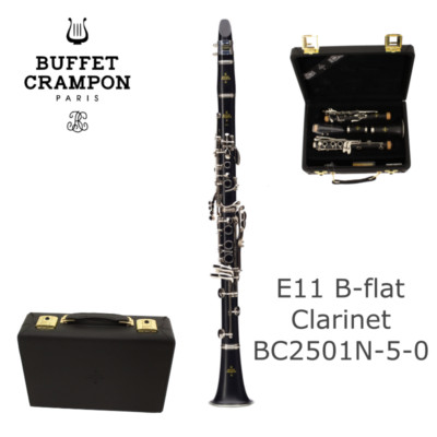 E11 Clarinet BUFFET CRAMPON BC2501N-5-0 incl luxe hard case