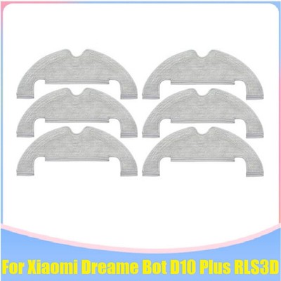 6Pcs Washable Mop Cloth for   Bot D10 Plus RLS3D Robot Vacuum Cleaner7776