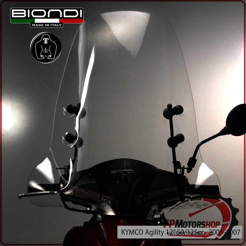 PARABREZZA CUPOLINO PER SCOOTER KYMCO AGILITY R16 50/125/150 08>14 BIONDI