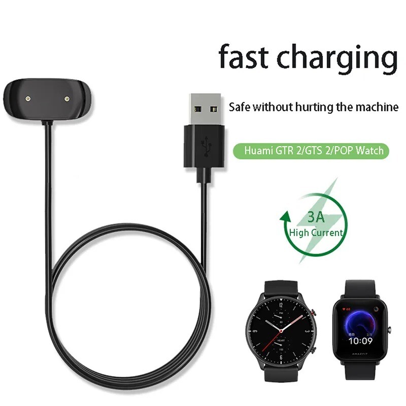 Cavo smartwatch Amazfit Bip U, GTR2, smart wach GTR 2e, adattatore USB, caric...