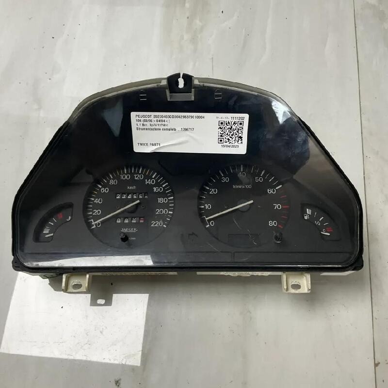 STRUMENTAZIONE COMPLETO PEUGEOT 106 (03/96>04/04<) 1.1 BER. 3P/B/1124CC
