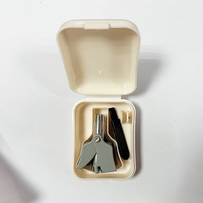 Mute Nose Hair Trimmer Stainless Steel Manual Trimmer Suitable For Nose Hair -lg