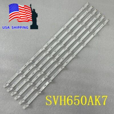LEDstrips for Hisense HZ65E3D HD650X1U51-T0L3 SVH650AK7 ZD_SSC_D650_6X8 HZ65A59E
