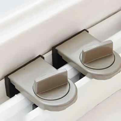 2PCS Aluminum Alloy Sliding Door And Window Safety Lock Adjustable Security Lock