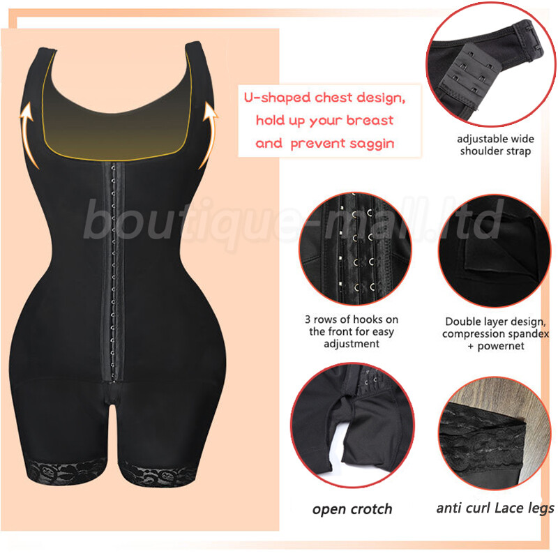 Fajas Colombianas Reductoras Levanta Cola Girdle Post Surgery BBL Body Shaper XL