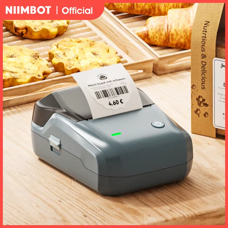 B1 Thermal Label Printer Bluetooth Portable Pocket Label Maker Barcode QR Code S
