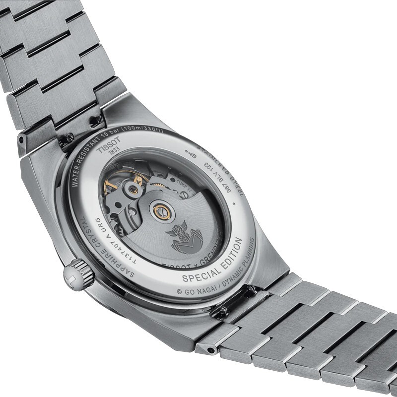 Pre-owned Tissot Prx Ufo Robot Grendizer Edition 40mm Men's Watch T1374071104102