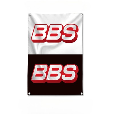BBS Garage Wall Car motorcycle Racing Show Auto repair shop Banner Flag