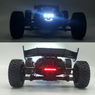 Front and Rear Lights Lamp for ARRMA 1/18 Small Typhon Grom RC Car Upgrade Parts