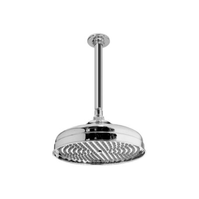 Graff Rainshower Head with Ceiling Shower Arm - G-8385-PC - Polished Chrome
