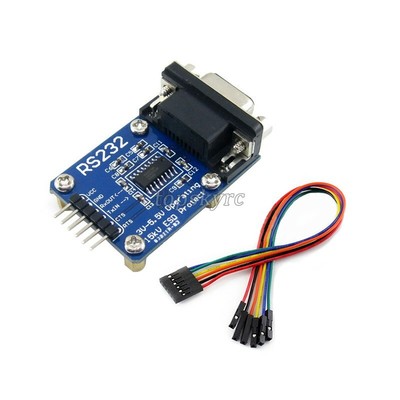 RS232 To TTL RS232 To UART RS232 Serial Module Board ESD Protection w/ Cable tps