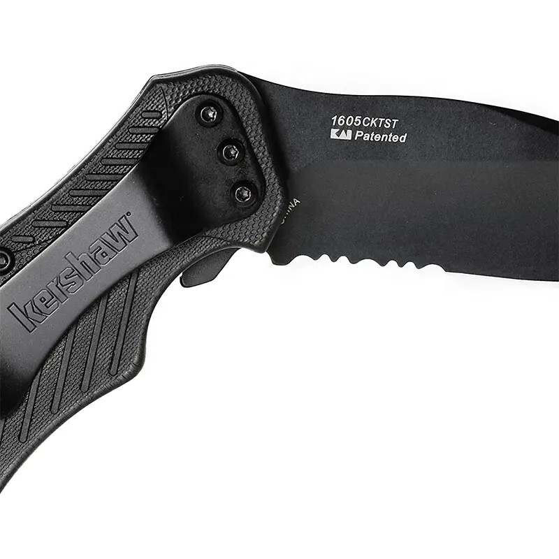 Kershaw ( 1605CKTST ) Clash Folding Serrated Knife  Black  --------- NEW